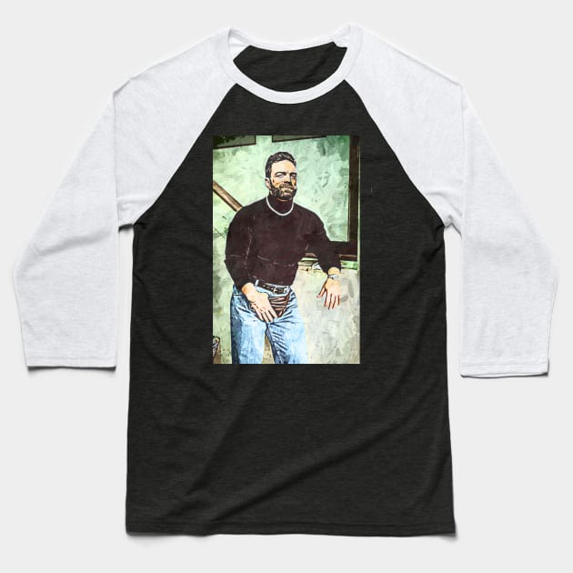 LA ROCK Baseball T-Shirt by Bhrnt